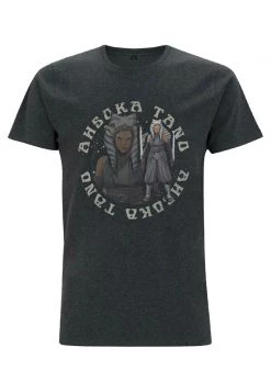 Henry Tiger STAR WARS UNISEX AHSOKA TANO - T-Shirt Print - Melange Black -Günstiges Henry Tiger Geschäft 81b3cd1269aa42d9b38a20f76f39282a