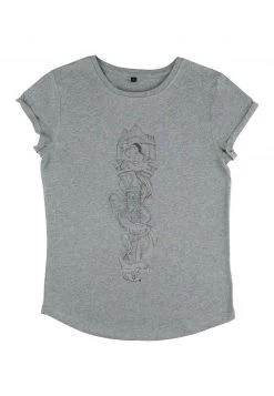 Henry Tiger Damen DISNEY HAIR FOR DAYS - T-Shirt Print - Melange Grey -Günstiges Henry Tiger Geschäft 81f27312fe764fbfa2d56f3c1d024054