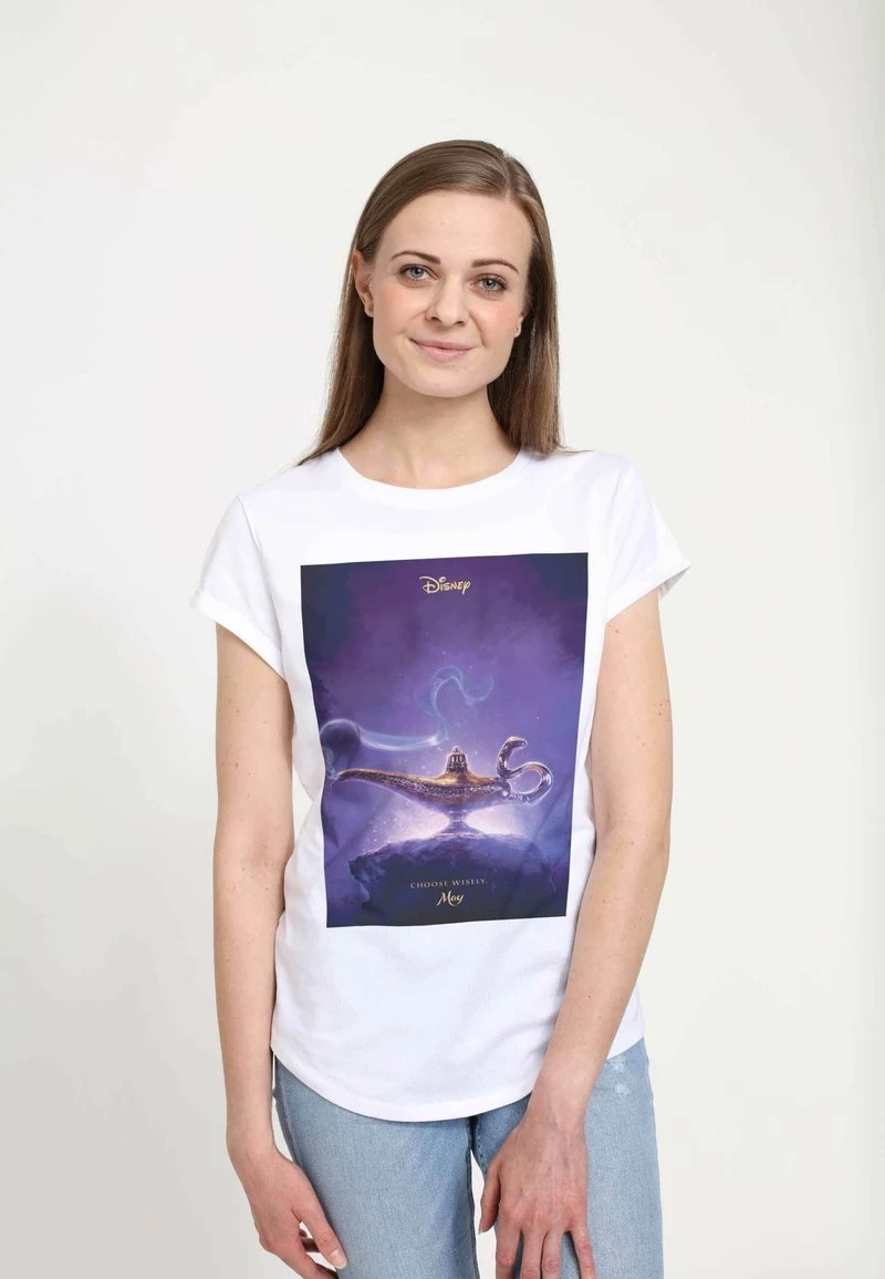 Henry Tiger Damen DISNEY ALADDIN LIVE ACTION POSTER - T-Shirt Print - White 3 Henry Tiger Damen DISNEY ALADDIN LIVE ACTION POSTER - T-Shirt Print - White – Bild 3