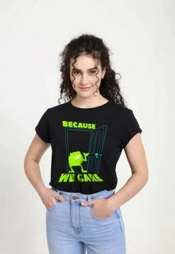 Henry Tiger Damen PIXAR MONSTER'S UNIVERSITY - WE SCARE MIKE - T-Shirt Print - Black -Günstiges Henry Tiger Geschäft 825afa3ae2a44012bfb0363d1f979393