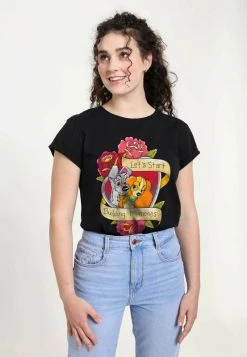 Henry Tiger DISNEY CLASSICS LADY & THE TRAMP - LADY TRAMP TATOO - T-Shirt Print - Black | Damen -Günstiges Henry Tiger Geschäft 827755f8045141abb2d3e032e7cbfd95