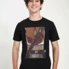 Henry Tiger Unisex STAR WARS: THE MANDALORIAN - DRAWN COSTUME - T-Shirt Print - Black