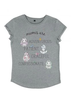 Henry Tiger Damen T-Shirt Print - Melange Grey -Günstiges Henry Tiger Geschäft 82ce369b410540b69c314e1406b15435