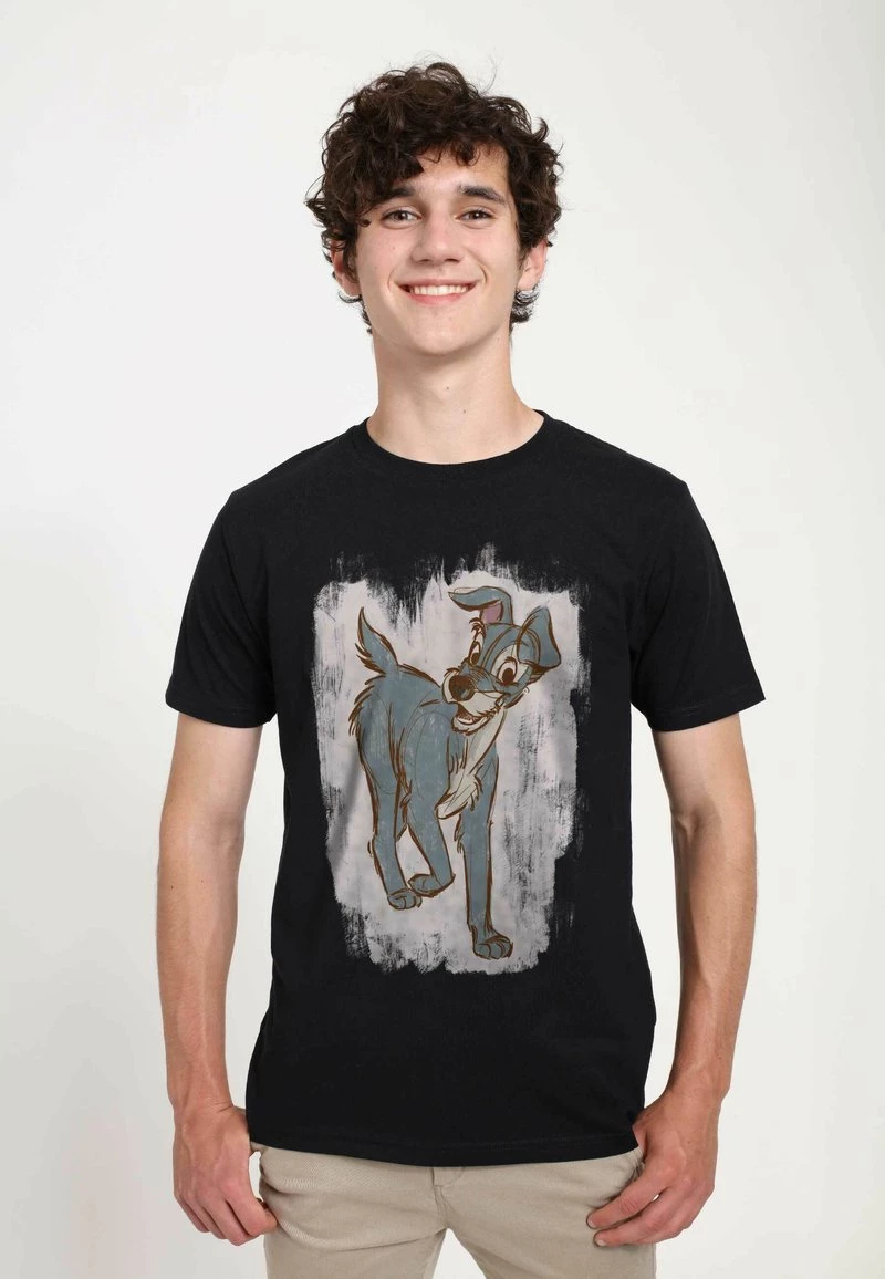 Henry Tiger Unisex DISNEY CLASSICS LADY & THE TRAMP - TRAMP POSE - T-Shirt Print - Black 1 Henry Tiger Unisex DISNEY CLASSICS LADY & THE TRAMP - TRAMP POSE - T-Shirt Print - Black