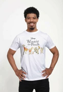 Henry Tiger Unisex DISNEY CLASSICS WINNIE THE POOH - POOH PARADE - T-Shirt Print - White