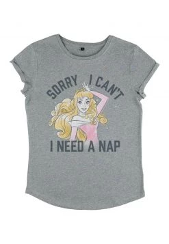 Henry Tiger Damen DISNEY NEED A NAP - T-Shirt Print - Melange Grey -Günstiges Henry Tiger Geschäft 83ebd0a2d3474ebb9e3a516632c6a32e