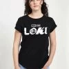Henry Tiger Damen MARVEL LOKI LOGO - T-Shirt Print - Black