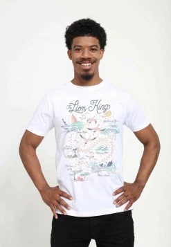 Henry Tiger DISNEY UNISEX MAP OF THE WORLD - T-Shirt Print - White