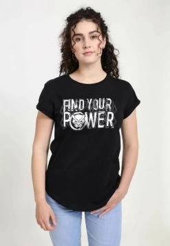 Henry Tiger Damen MARVEL - T-Shirt Print - Black