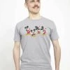Henry Tiger DISNEY CLASSICS UNISEX MICKEY LINE - T-Shirt Print - Melange Grey