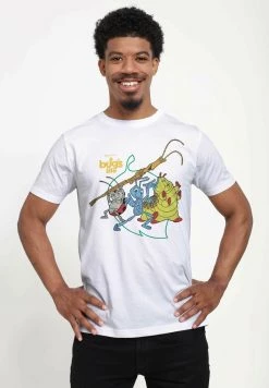 Henry Tiger Unisex PIXAR A BUG'S LIFE - BIG LEAF - T-Shirt Print - White