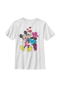 Henry Tiger Unisex DISNEY CLASSICS KIDS MICKEY MINNIE LOVE - T-Shirt Print - White