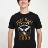 Henry Tiger DISNEY POCAHONTAS - MEEKO HERE FOR FOOD - T-Shirt Print - Black | Unisex