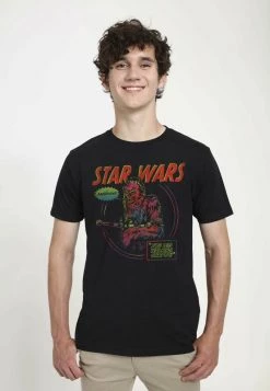 Henry Tiger Unisex STAR WARS - T-Shirt Print - Black