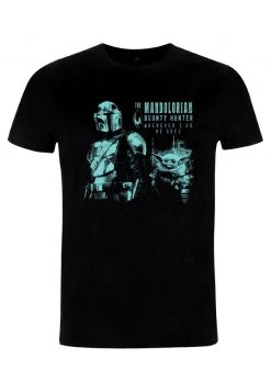 Henry Tiger STAR WARS: THE MANDALORIAN - AND CUB - T-Shirt Print - Black | Unisex -Günstiges Henry Tiger Geschäft 85e3b2f5640049269252d168c1f6c61e