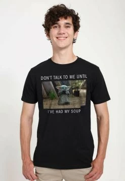 Henry Tiger Unisex STAR WARS: THE MANDALORIAN - NEED SOUP - T-Shirt Print - Black -Günstiges Henry Tiger Geschäft 86721e9f64284779a9a9f78e27903950