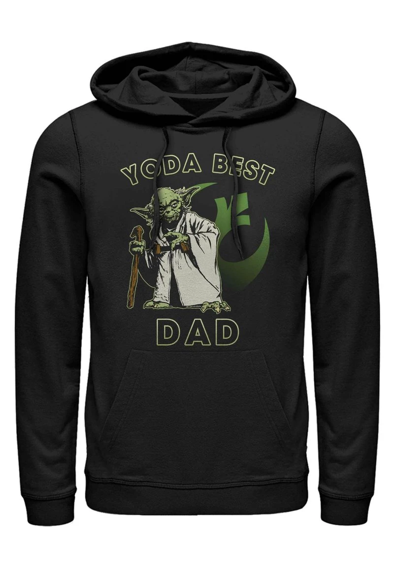 Henry Tiger Unisex STAR WARS YODA BEST DAD - Kapuzenpullover - Black 1 Henry Tiger Unisex STAR WARS YODA BEST DAD - Kapuzenpullover - Black
