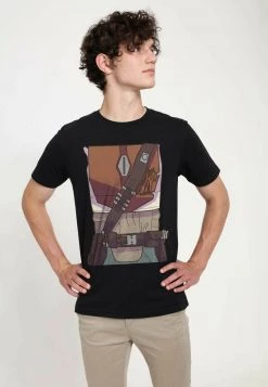 Henry Tiger Unisex STAR WARS: THE MANDALORIAN - DRAWN COSTUME - T-Shirt Print - Black -Günstiges Henry Tiger Geschäft 86f78da7ae804094ad4b51cc345900b6