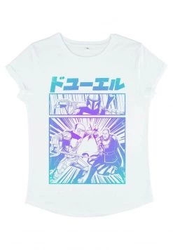 Henry Tiger Damen STAR WARS THE DUEL - T-Shirt Print - White -Günstiges Henry Tiger Geschäft 86f8783b03ec4156bfb8cbda1df3ce50