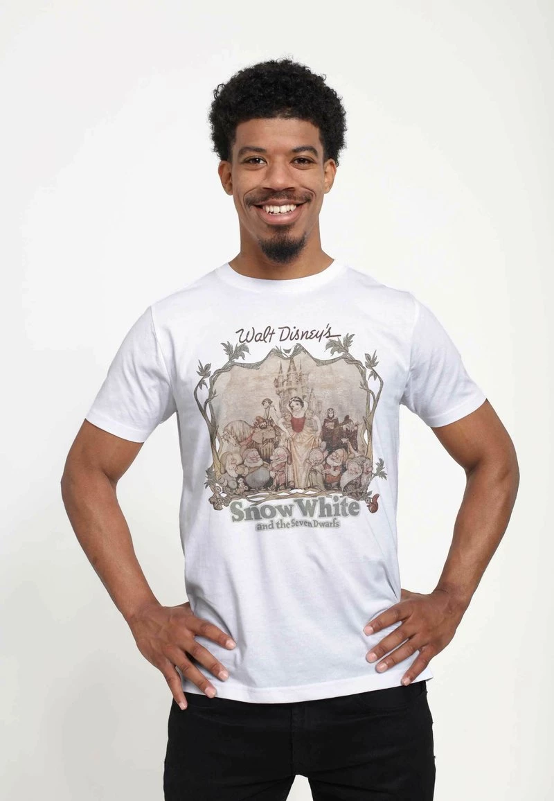 Henry Tiger Unisex DISNEY SNOW WHITE - SNOW WHITE AND FRIENDS - T-Shirt Print - White 1 Henry Tiger Unisex DISNEY SNOW WHITE - SNOW WHITE AND FRIENDS - T-Shirt Print - White