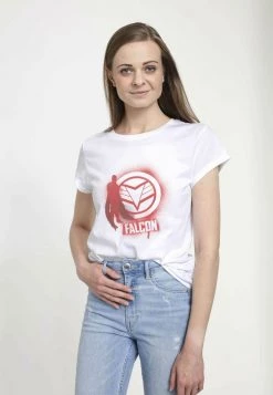 Henry Tiger Damen MARVEL SPRAY PAINT - T-Shirt Print - White