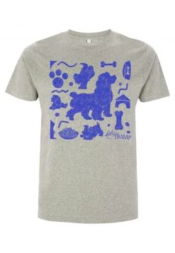 Henry Tiger DISNEY CLASSICS LADY & THE TRAMP - LADY AND TRAMP - T-Shirt Print - Melange Grey | Unisex -Günstiges Henry Tiger Geschäft 877e767a5a464f04b9276158617e8190