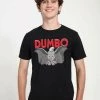 Henry Tiger Unisex DISNEY CLASSICS DUMBO - DUMBO IS DUMBO - T-Shirt Print - Black