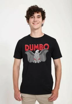 Henry Tiger Unisex DISNEY CLASSICS DUMBO - DUMBO IS DUMBO - T-Shirt Print - Black