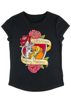 Henry Tiger DISNEY CLASSICS LADY & THE TRAMP - LADY TRAMP TATOO - T-Shirt Print - Black | Damen -Günstiges Henry Tiger Geschäft 87b6b4a3697c418da1cccb2e272033bf