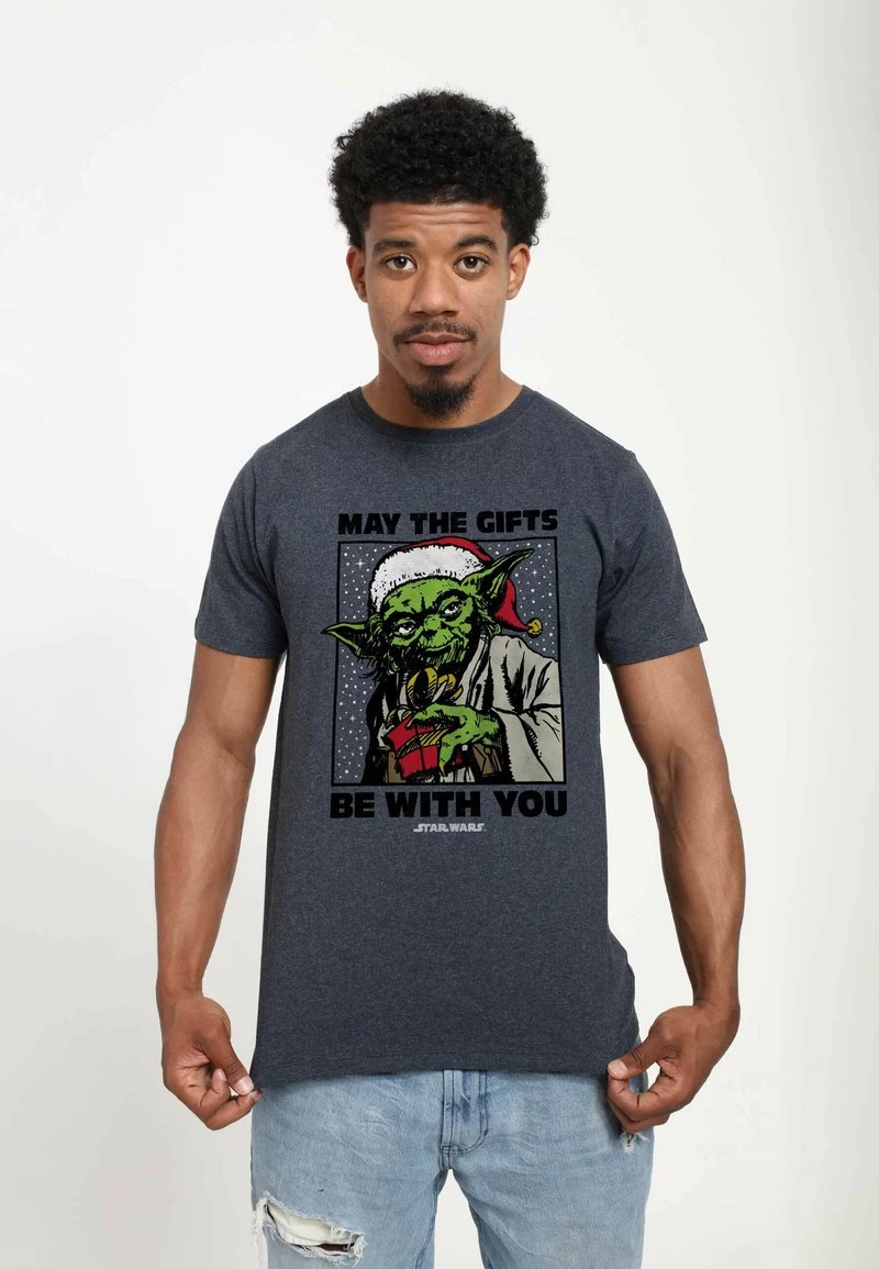 Henry Tiger Unisex T-Shirt Print - Melange Black 4 Henry Tiger Unisex T-Shirt Print - Melange Black – Bild 4