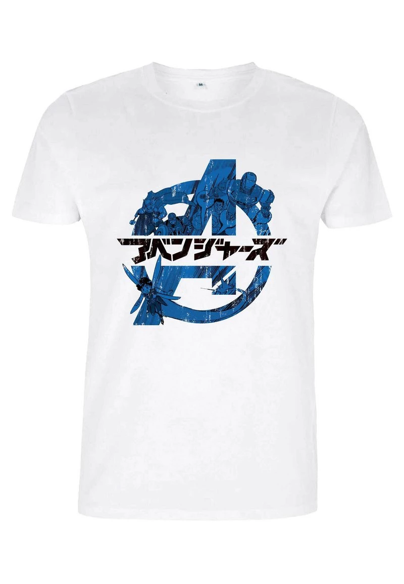 Henry Tiger Unisex MARVEL AVENGERS ANIME - T-Shirt Print - White 5 Henry Tiger Unisex MARVEL AVENGERS ANIME - T-Shirt Print - White – Bild 5