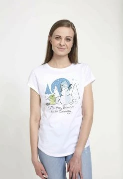 Henry Tiger Damen STAR WARS TIS THE SEASON - T-Shirt Print - White