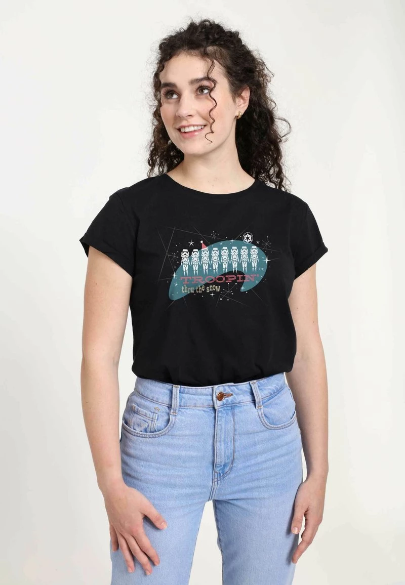 Henry Tiger STAR WARS TROOPIN THRU THE SNOW - T-Shirt Print - Black | Damen 3 Henry Tiger STAR WARS TROOPIN THRU THE SNOW - T-Shirt Print - Black | Damen – Bild 3