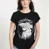 Henry Tiger Damen DISNEY FROZEN - ELSA FRAME - T-Shirt Print - Black