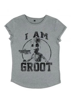 Henry Tiger MARVEL GUARDIANS OF THE GALAXY 2 - COLLEGIATE GROOT - T-Shirt Print - Melange Grey | Damen -Günstiges Henry Tiger Geschäft 89477b487f724ae89868ce500a9771fc