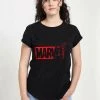 Henry Tiger Damen MARVEL OTHER - DUST MARVEL - T-Shirt Print - Black