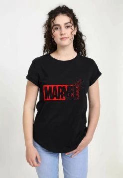 Henry Tiger Damen MARVEL OTHER - DUST MARVEL - T-Shirt Print - Black