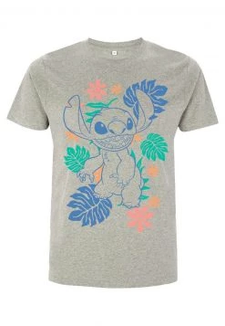 Henry Tiger Unisex DISNEY CLASSICS LILO & STITCH - RETRO TROPICAL TONAL STITCH - T-Shirt Print - Melange Grey -Günstiges Henry Tiger Geschäft 897992bda37444a081f6b45fcfc1f84c