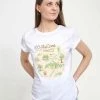 Henry Tiger Damen DISNEY CLASSICS WINNIE THE POOH - ACRE MAP - T-Shirt Print - White