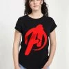 Henry Tiger MARVEL AVENGERS CLASSIC - AVENGER PAINT - T-Shirt Print - Black | Damen