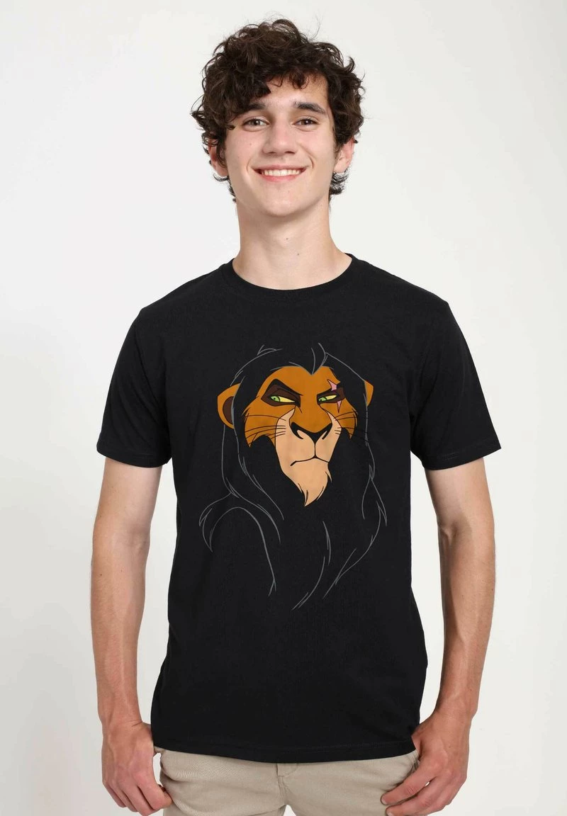 Henry Tiger Unisex DISNEY THE LION KING - BIG FACE SCAR - T-Shirt Print - Black 1 Henry Tiger Unisex DISNEY THE LION KING - BIG FACE SCAR - T-Shirt Print - Black