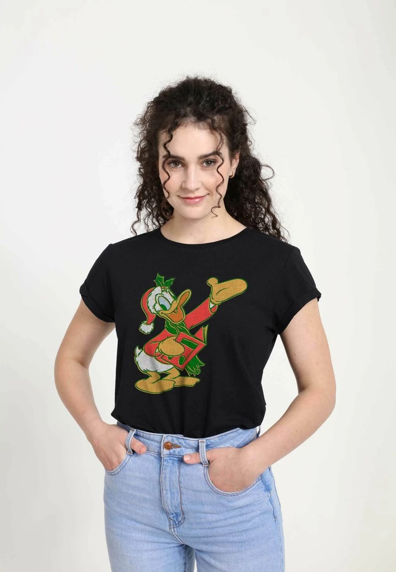 Henry Tiger DISNEY CLASSICS MICKEY CLASSIC - DUCK CAROLS - T-Shirt Print - Black | Damen 3 Henry Tiger DISNEY CLASSICS MICKEY CLASSIC - DUCK CAROLS - T-Shirt Print - Black | Damen – Bild 3