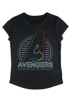 Henry Tiger Damen MARVEL NEON AVENGERS - T-Shirt Print - Black -Günstiges Henry Tiger Geschäft 8a07688b132b45a2b88099ad162c77d1