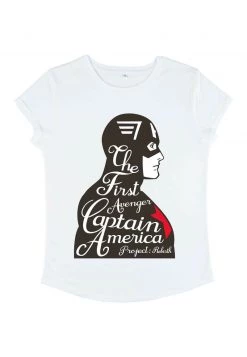 Henry Tiger Damen MARVEL AVENGERS CLASSIC - FIRST AVENGER - T-Shirt Print - White -Günstiges Henry Tiger Geschäft 8a28b6e9350a43e8aaacd9fbc5330b96