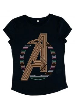 Henry Tiger Damen MARVEL AVENGERS CLASSIC - NEON AVENGERS ICON - T-Shirt Print - Navy Blue -Günstiges Henry Tiger Geschäft 8a4de98622d647ca945b0b67c4c6a5af