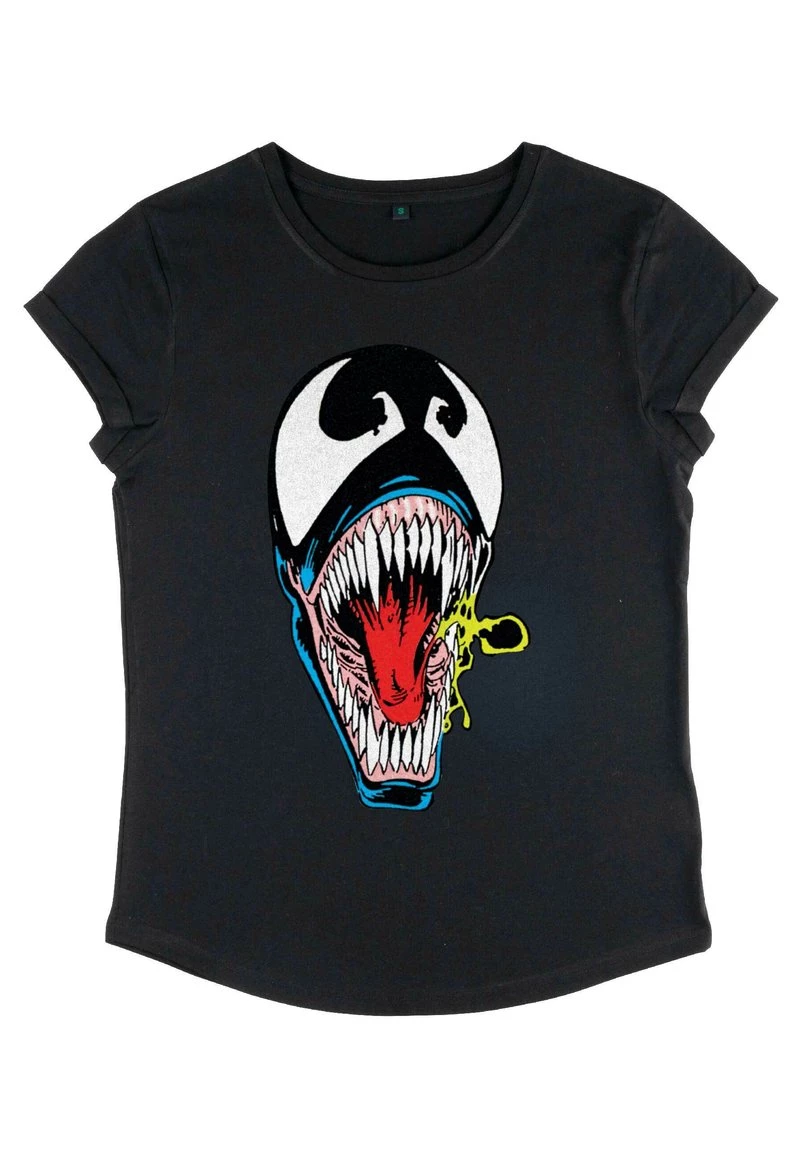 Henry Tiger Damen MARVEL SPIDER-MAN CLASSIC - RETRO FACE - T-Shirt Print - Black 5 Henry Tiger Damen MARVEL SPIDER-MAN CLASSIC - RETRO FACE - T-Shirt Print - Black – Bild 5