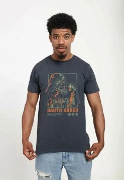 Henry Tiger STAR WARS: CLASSIC - VADER CHOKE - T-Shirt Print - Melange Black | Unisex -Günstiges Henry Tiger Geschäft 8ac42902160242dc8d4879a3150feef5