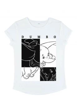 Henry Tiger Damen DISNEY CLASSICS DUMBO - DUMBO CONTRAST - T-Shirt Print - White -Günstiges Henry Tiger Geschäft 8aef7ffe19124b21bee273430b319b35