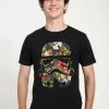 Henry Tiger Unisex STAR WARS: CLASSIC - STORM FLOWERS - T-Shirt Print - Black