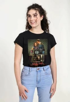 Henry Tiger Damen MARVEL WANDA VISION POSTER THROUGH THE YEARS - T-Shirt Print - Black -Günstiges Henry Tiger Geschäft 8b35742ed52d4406bd99b886b84c9e80